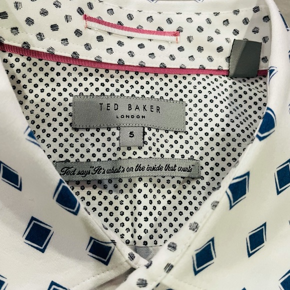 Ted Baker shirt. Fits like a L/XL (size 5) - Picture 3 of 5